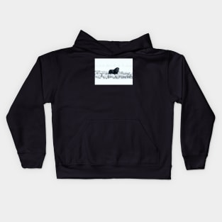 Lion among sheep Kids Hoodie